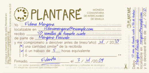 Ejemplo de Plantaré 2.0